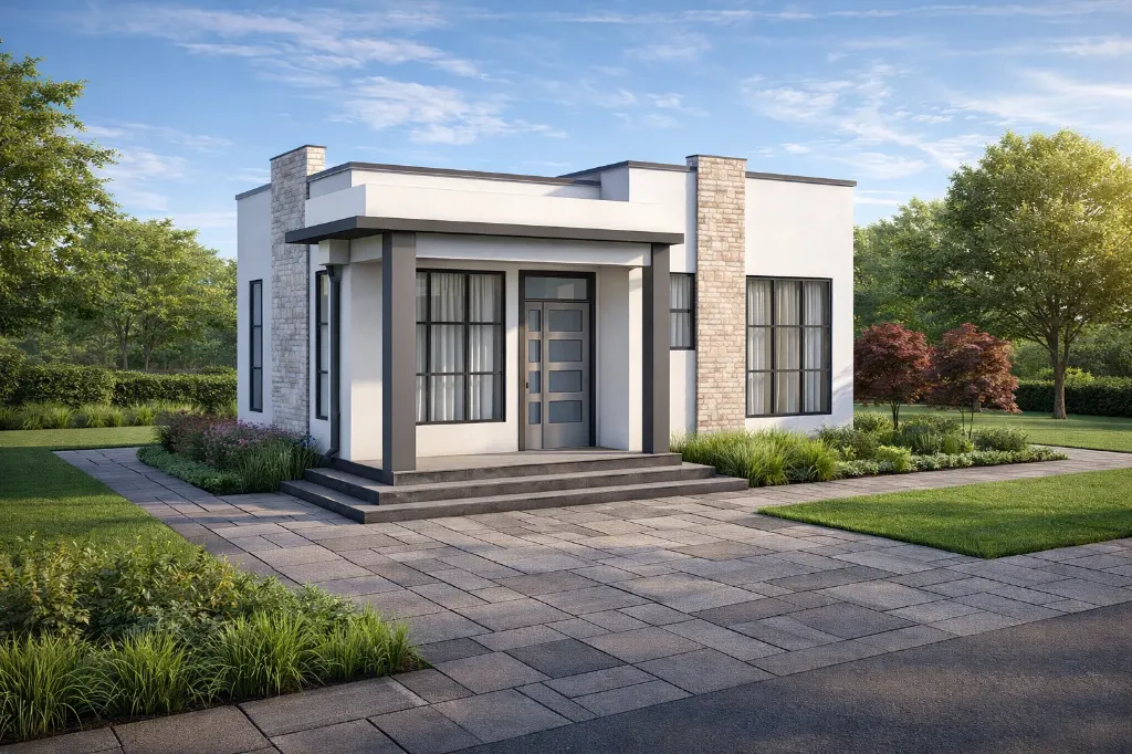 1 Bedroom House Plan 1100A